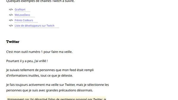 Veille technologique : Le guide pour les développeurs