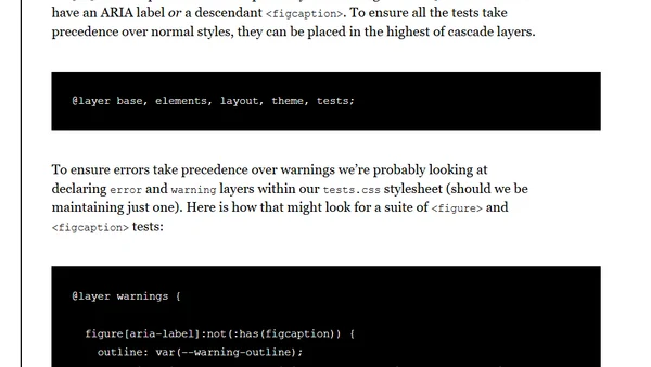 Testing HTML With Modern CSS