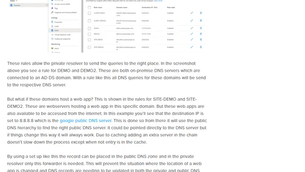 Use Azure cloud native DNS resolver for split horizon