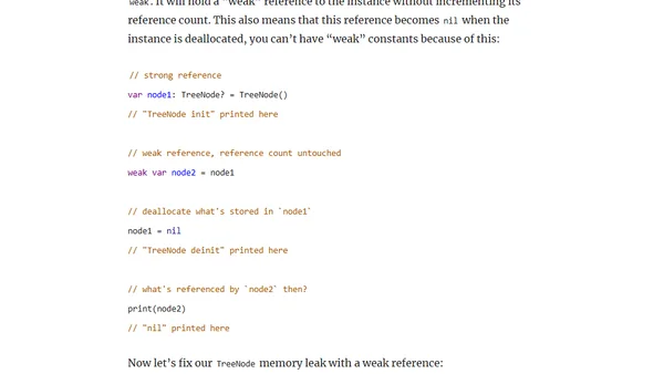 Unbreakable reference cycles in Swift no one is talking about