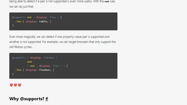 The One CSS Feature I Really Want