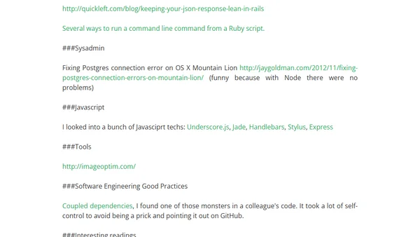 Some things I learned in July