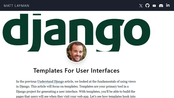 Templates For User Interfaces