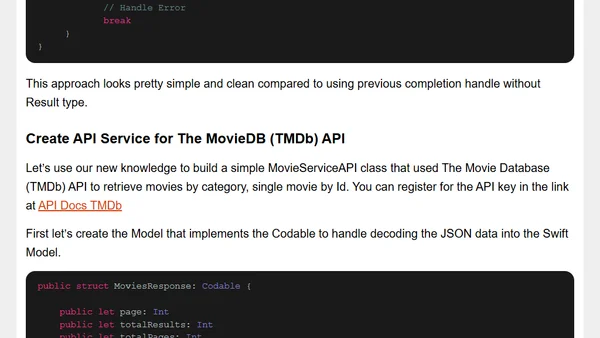 Building Simple Async API Request With Swift 5 Result Type