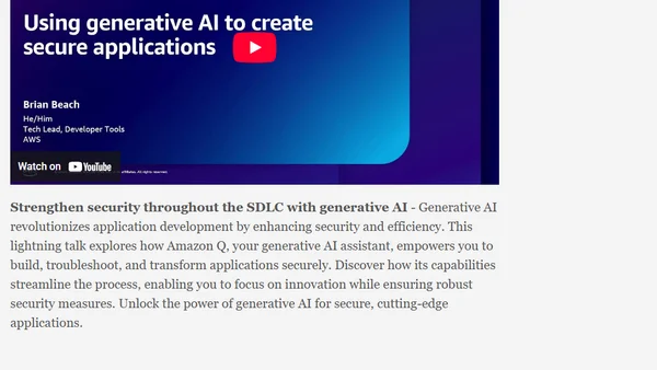 re:Inforce 2024: APS321