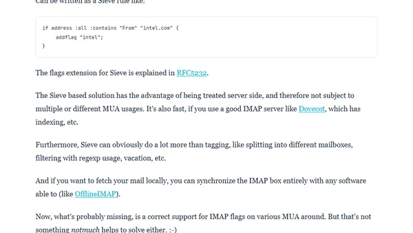 Why notmuch is not much good