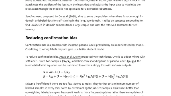 Learning with not Enough Data Part 1: Semi-Supervised Learning
