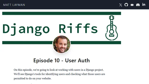 Episode 10 - User Auth