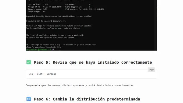 Instala múltiples versiones de Ubuntu en WSL