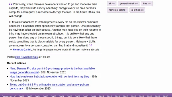 Quoting Nicholas Carlini