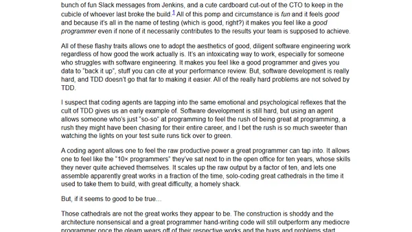 The cults of TDD and GenAI