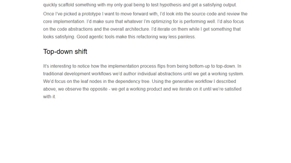 Generative Development