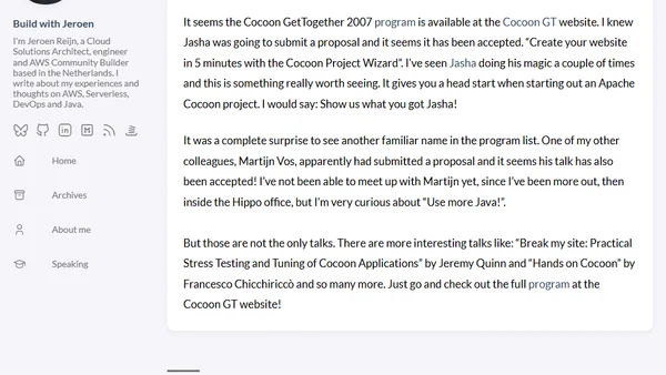Cocoon GT 2007 update