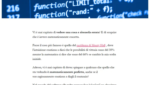 La matematica e la realtà non coincidono