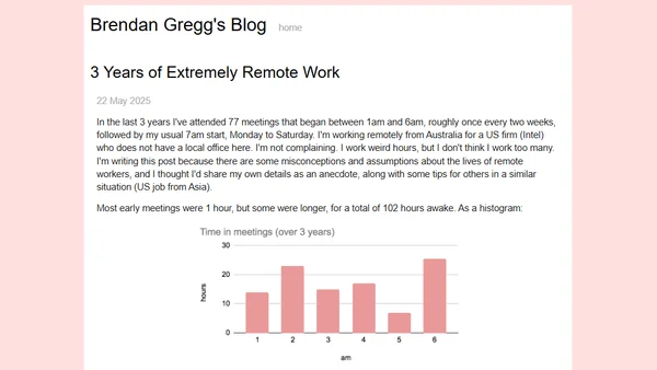 3 Years of Extremely Remote Work