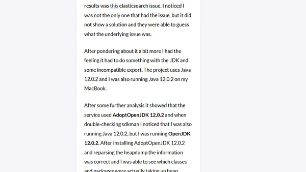 Heap dump with lots of 'Unresolved Name' objects