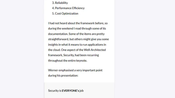 Looking back on AWS Summit Benelux 2018