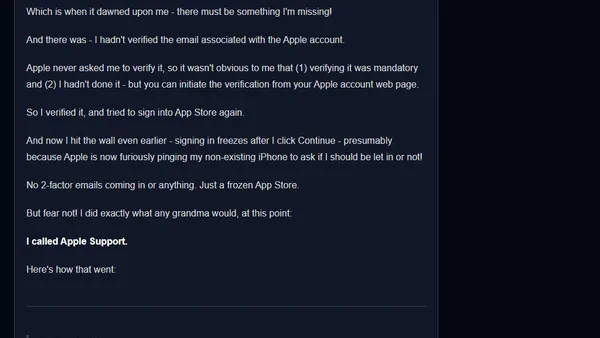 Am I the problem? Even onboarding to the Apple ecosystem failed miserably.