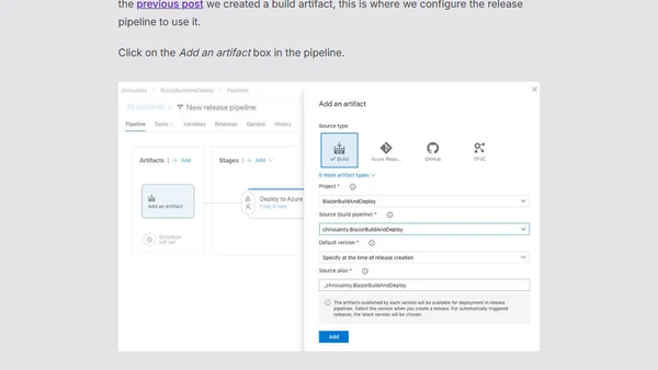 Deploying Blazor Apps Using Azure Pipelines
