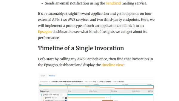 How to Avoid Cost Pitfalls by Monitoring APIs in AWS Lambda