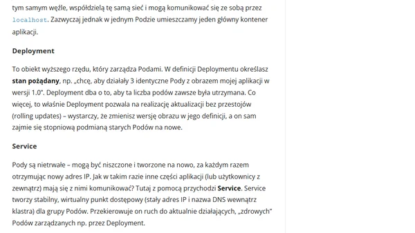 Wprowadzenie do Kubernetes