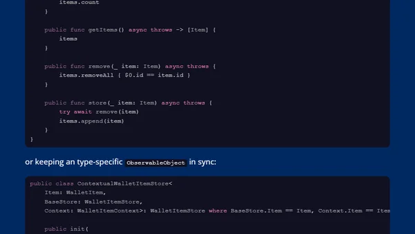 Rewriting Wally for iOS 16 and SwiftUI 4