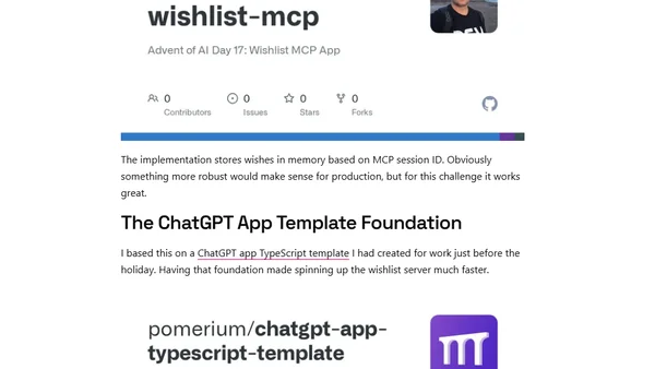 Advent of AI 2025 - Day 17: Building a Wishlist App with Goose and MCP-UI