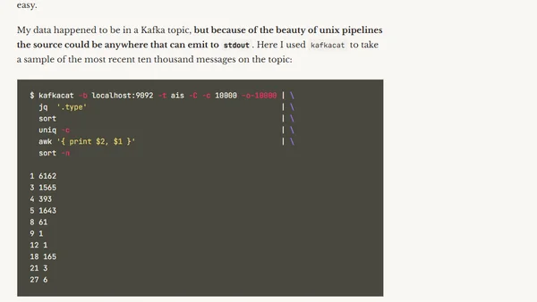 Performing a GROUP BY on data in bash
