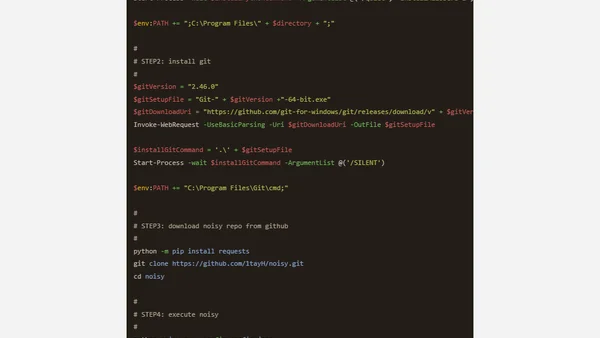 How to install and run noisy on an Azure VM