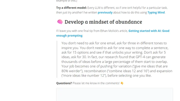 Stop overthinking your AI prompts 🧠