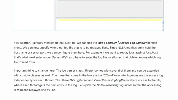 Replaying IIS request logs using Apache JMeter