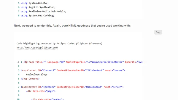 ASP.NET MVC and jQuery Mobile
