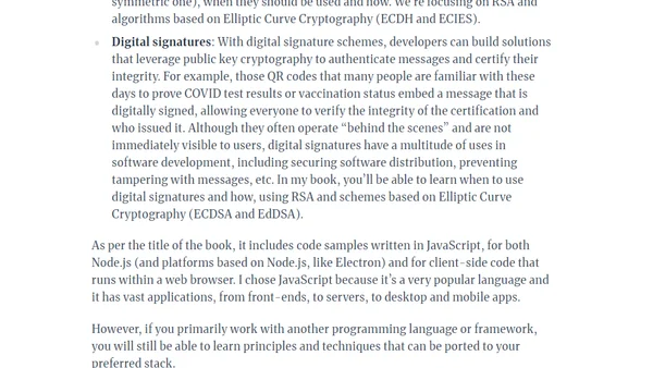 Essential Cryptography for JavaScript Developers