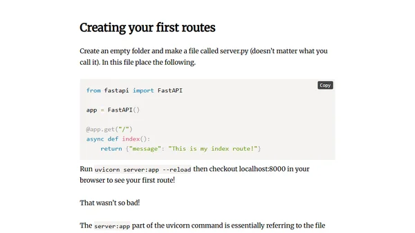 Getting Started with Python Web Framework, FastAPI