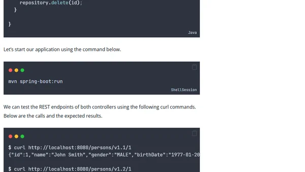 Spring Boot Built-in API Versioning