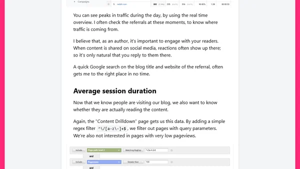 Analytics for developers