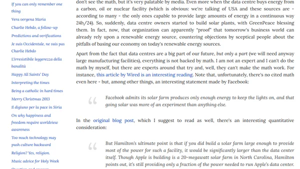 Are data centres really green?