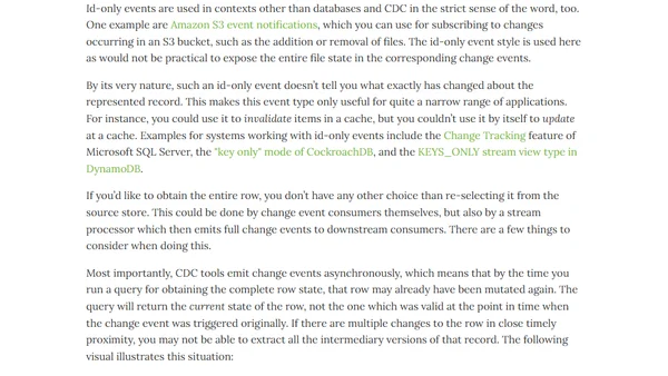 A Taxonomy Of Data Change Events