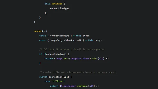 Connection-Aware Components