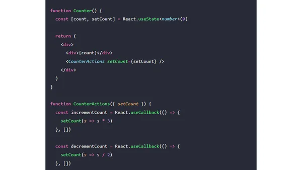 Prefer Declarative State Updaters