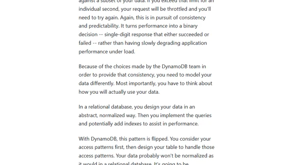GraphQL, DynamoDB, and Single-table Design