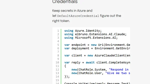 💭Claude in Azure, the .NET Way: elbruno.Extensions.AI.Claude v0.1.0-preview.2
