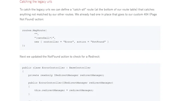 ASP.NET MVC - Issuing multiple 301 Redirects