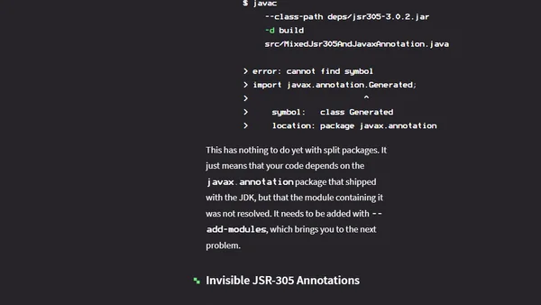 Making JSR 305 Work On Java 9