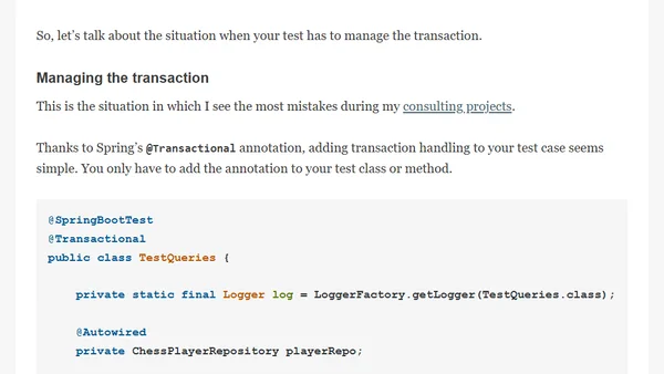 Should your tests manage transactions?