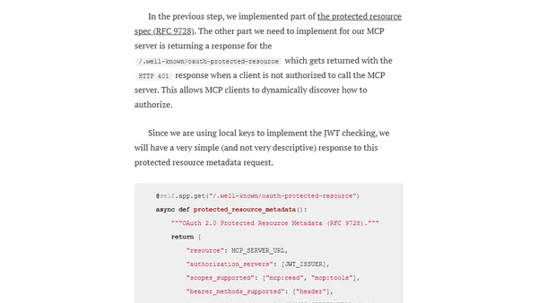 Understanding MCP Authorization, Step by Step, Part Two
