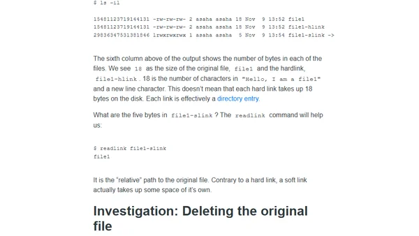 Hard Links and Soft/Symbolic Links on Linux