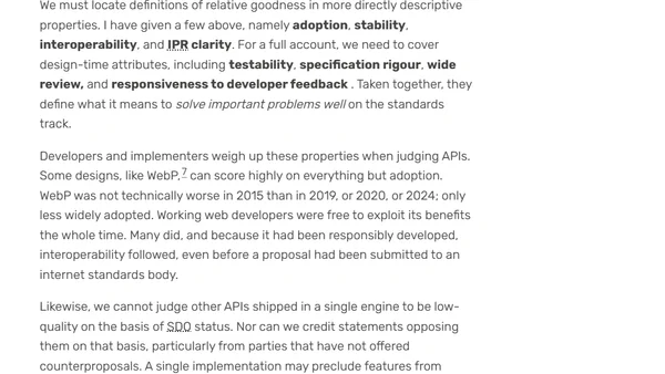 Web Standards and the Fall of the House of Iamus