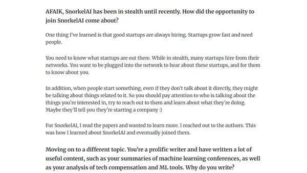 Chip Huyen on Her Career, Writing, and Machine Learning