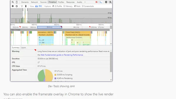 Measuring Webpage Jank